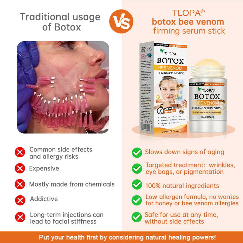 Made and Shipped from USA✨TLOPA® Botox Bee Venom Firming Serum Stick(🔥LAST DAY 70% OFF)🧡🧡