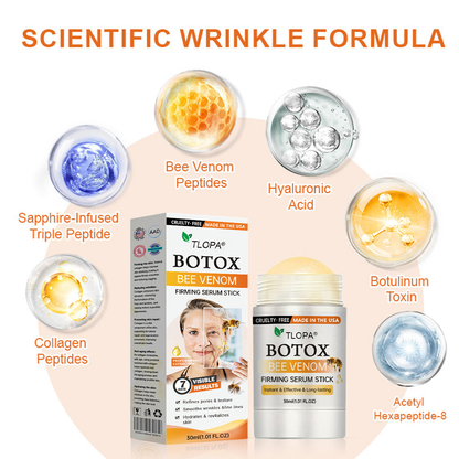 Made and Shipped from USA✨TLOPA® Botox Bee Venom Firming Serum Stick(🔥LAST DAY 70% OFF)🧡🧡